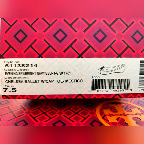 TORY BURCH New Chelsea Ballet 7.5 - Picture 4 of 4